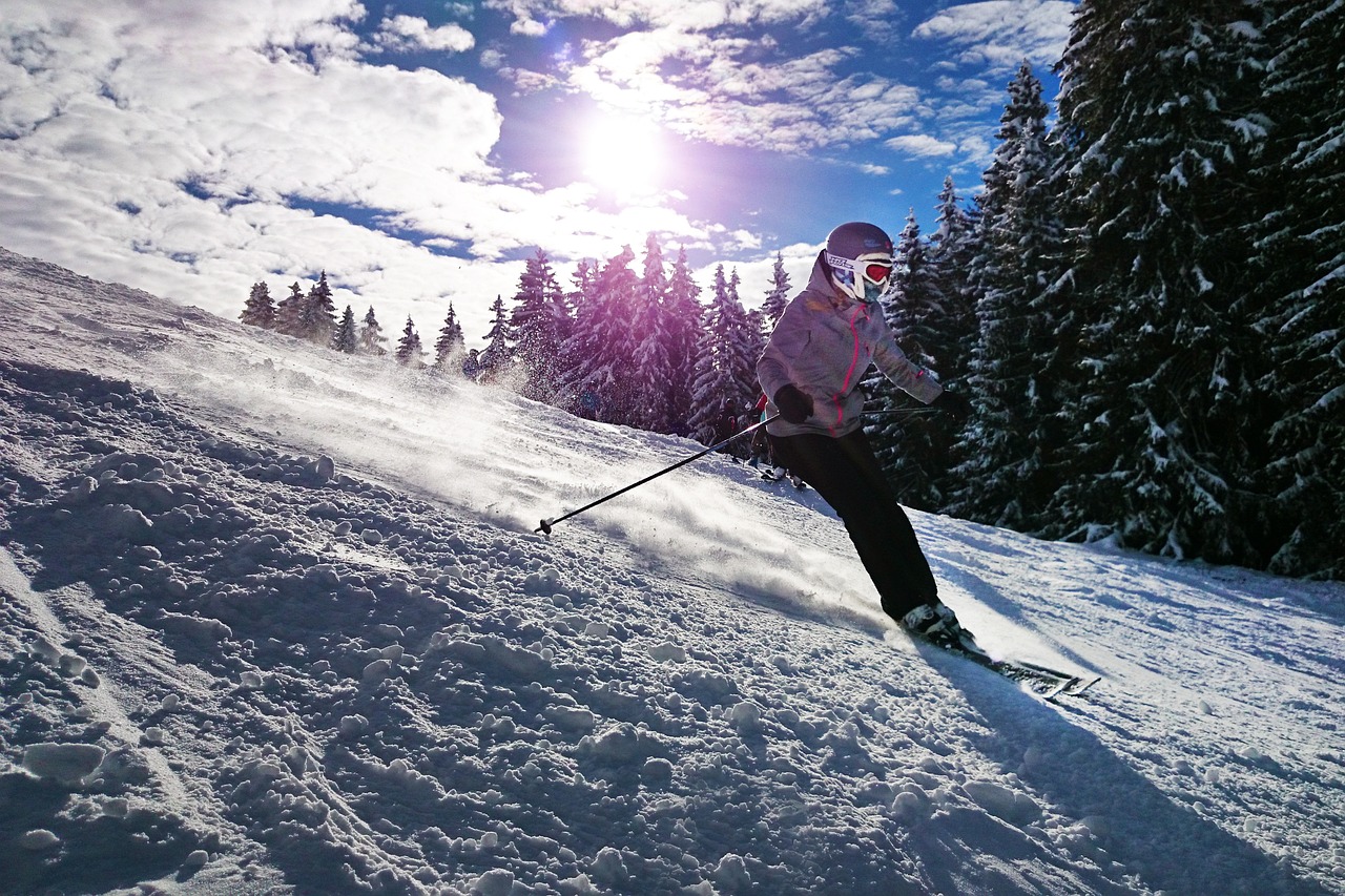 Skifahrerin